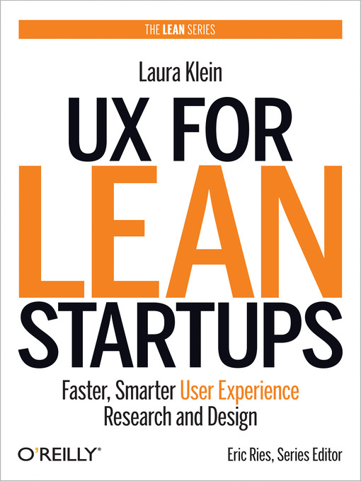 Title details for UX for Lean Startups by Laura Klein - Available